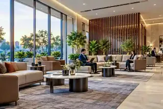 Waiting Lounge at HSN Indira Business Hub